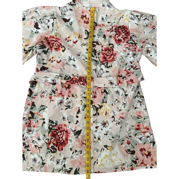 Mare Mare x Anthropologie Floral Mini Belted Shirtdress I L - Picture 6 of 9